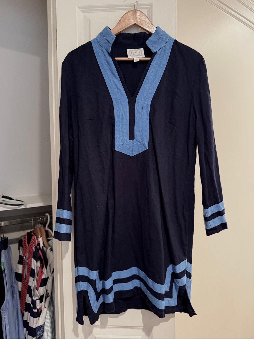 Sail to Sable 100% linen dress, can be used as elegant coverup